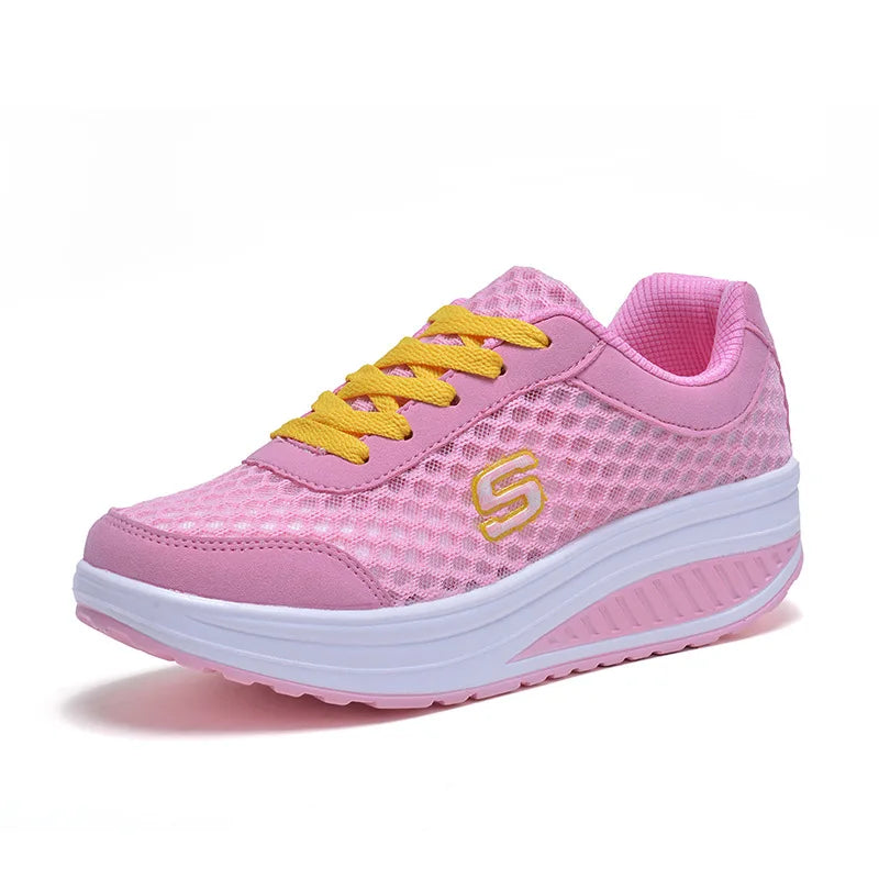 Shoes Women Sneakers 2025 Fashion Summer Spring Breathable Mesh Shoes Woman Platform tenis feminino Women Casual Shoes WSH3827